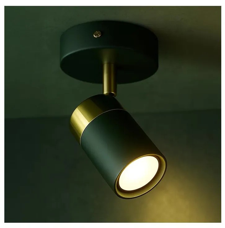 Brilagi - Fali spotlámpa POKER 1xGU10/25W/230V zöld