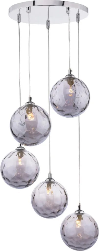 Dar Lighting Federico FED0550-10 Függőlámpa 5x40w/g9 ip20