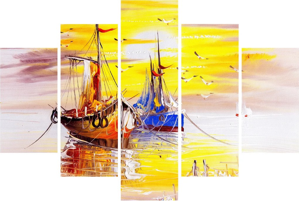 Kép - A csónak festménye (150x105 cm)