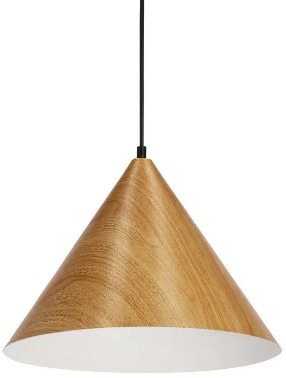 Barna függőlámpa fém búrával ø 32 cm Dunca – Candellux Lighting