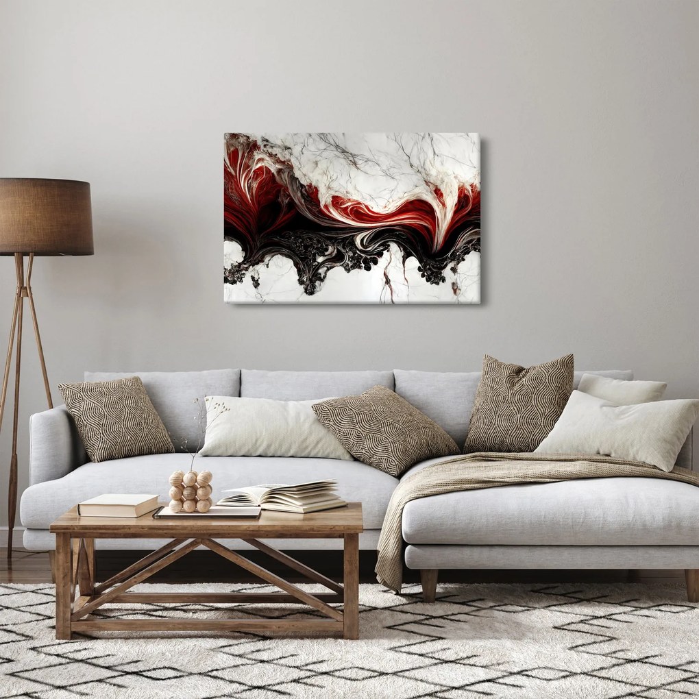 Kép - Márványos absztrakció (90x60 cm)