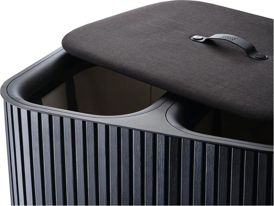 Fekete bambusz szennyeskosár 2x45 l Tota Luxe – Joseph Joseph