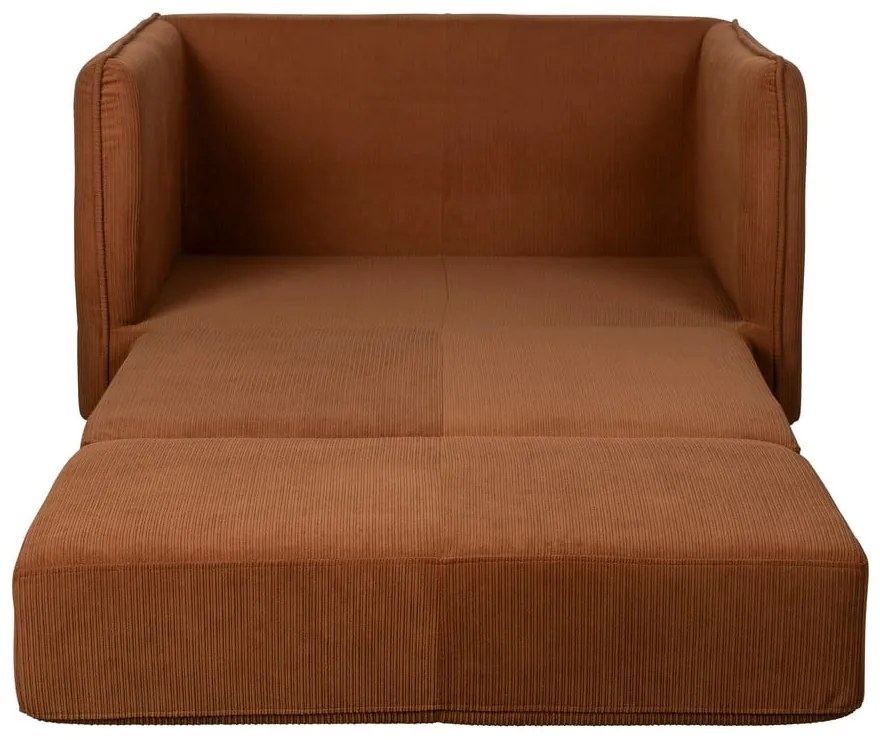 Narancssárgásbarna fotel Jopie – White Label