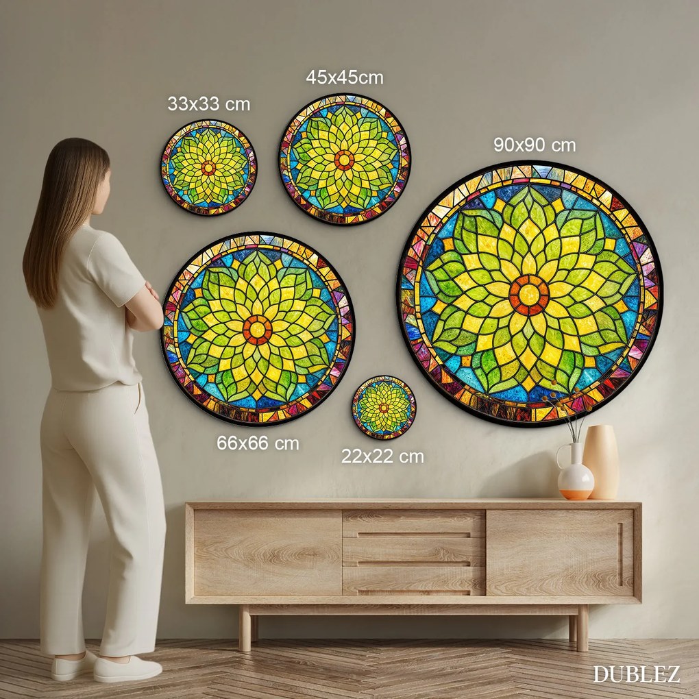DUBLEZ | Színes mandala – Napsugárlótusz