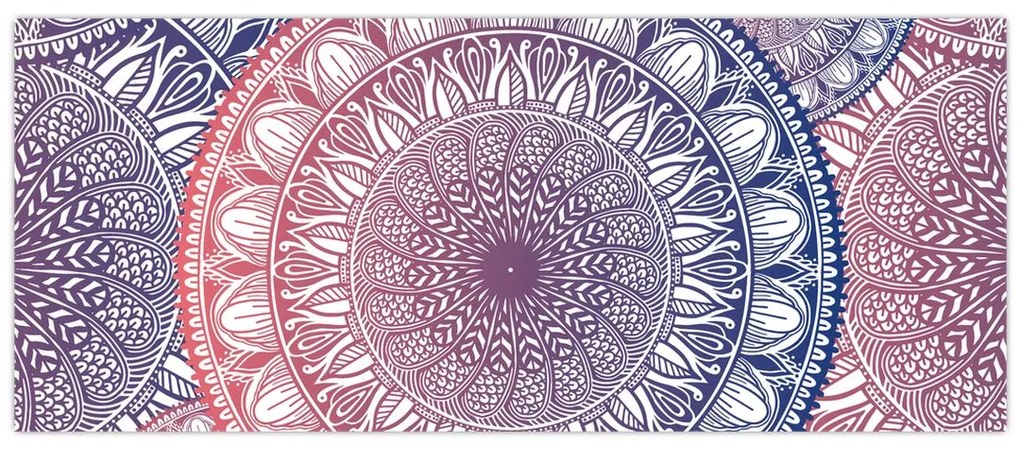 Mandala kép (120x50 cm)