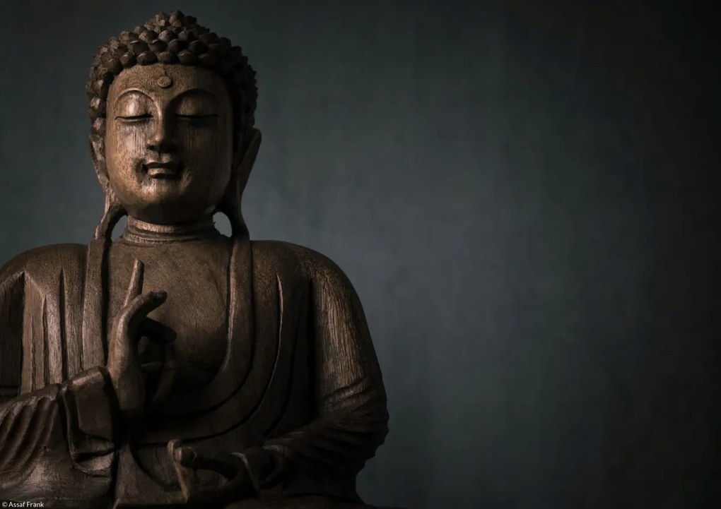 Poszter 29,7x21cm Buddha szobor 2, Assaf Frank