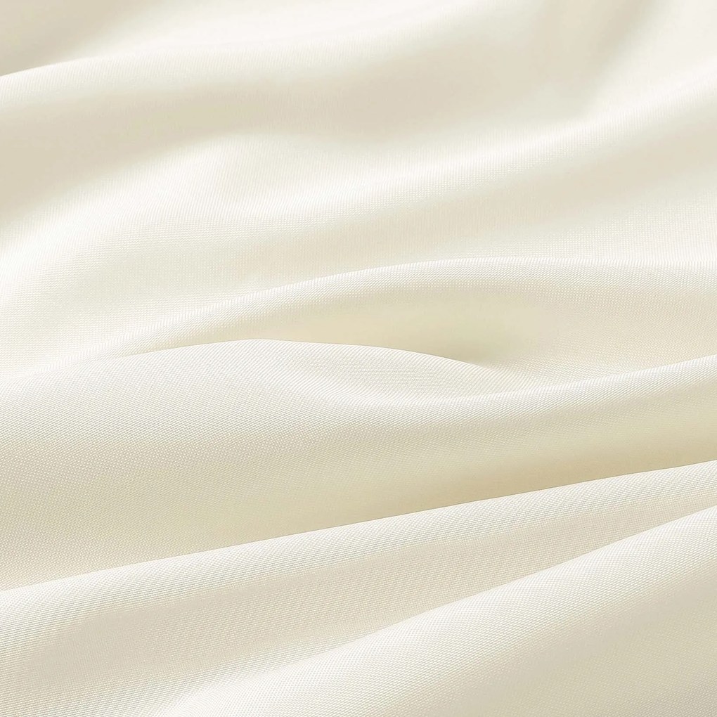 Goldea dekoratív drapéria - krémszínű 240x150 cm