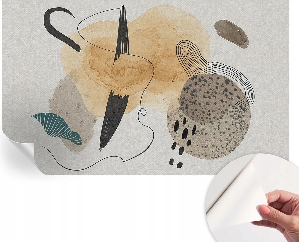 Dekoratív öntapadós fotótapéta Absztrakt kompozíció 416x254 cm