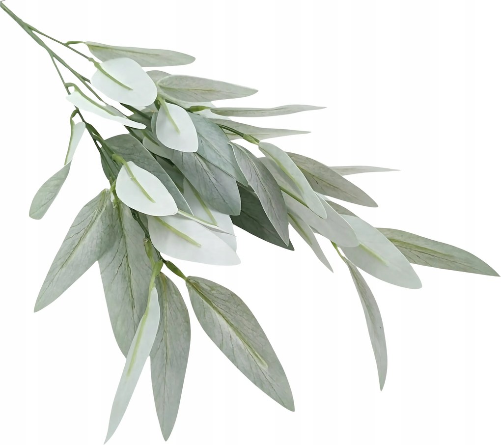 Eukaliptusz Ág Mesterséges Dekoráció XXL 80cm Mint Élő Prémium Kompozíció