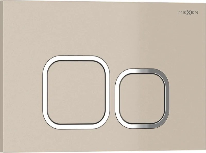Mexen Tex 03 öblítőgomb, bézs - 6103-07
