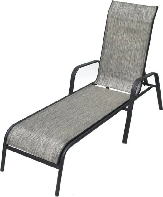ROJAPLAST Kerti nyugágy fémből ZWC-52 Szürke 188 cm