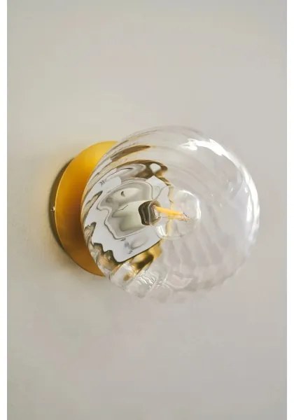 Nordlux - Fali lámpatest CHISELL 1xE14/25W/230V sárgaréz