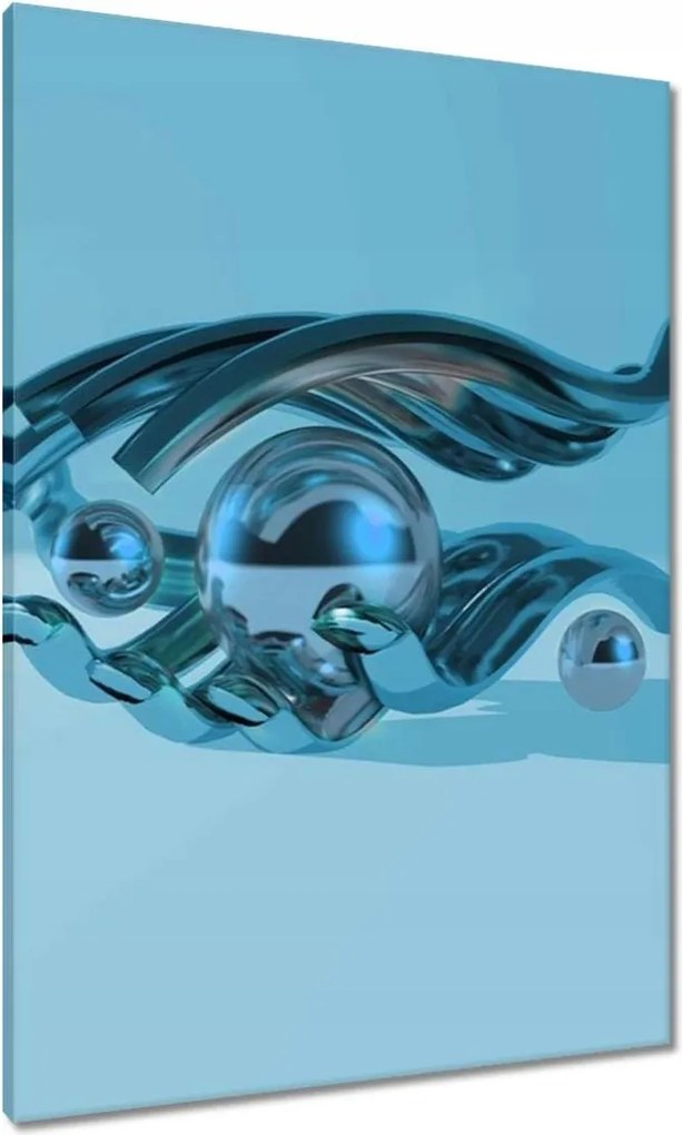 Festmények 70x100 Kék grafika