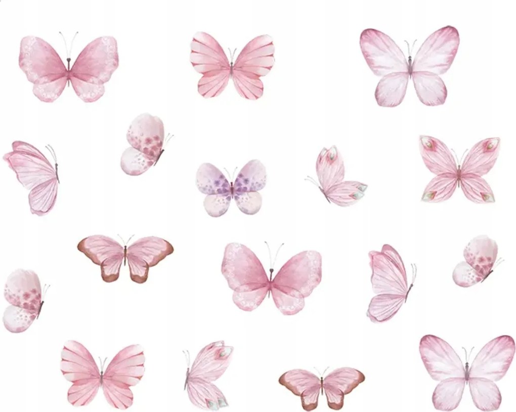 Gyerek Falmatricák Öntapadós Gyerekszoba Dekoráció Pillangók