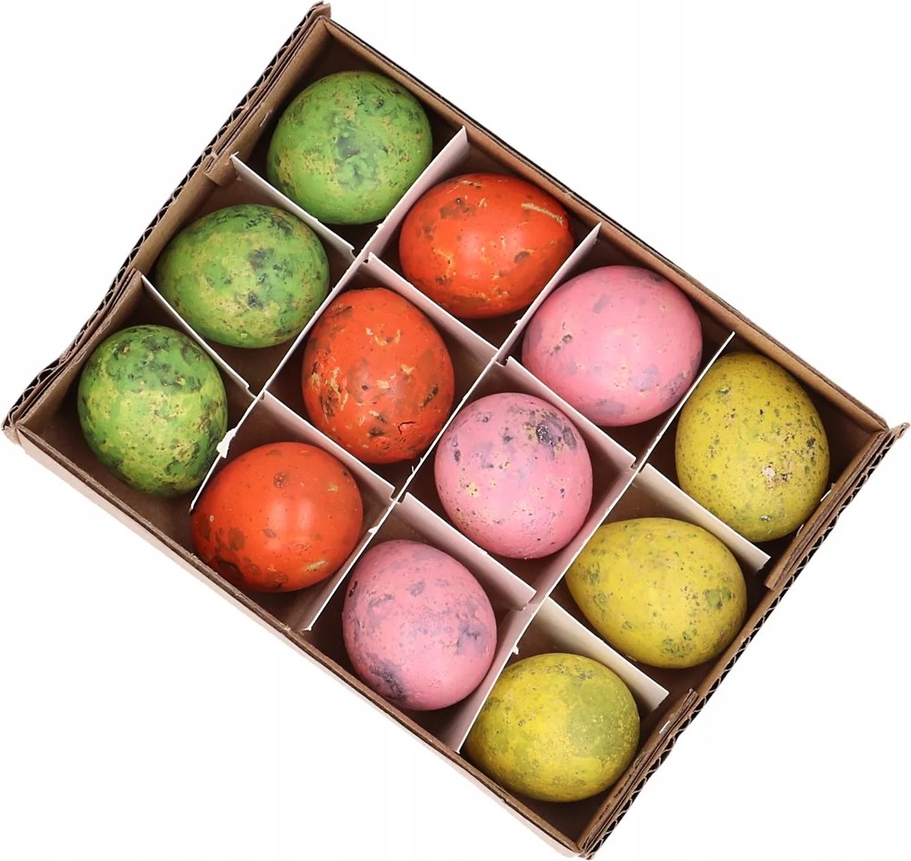 Húsvéti Fürjtojás színes 12db