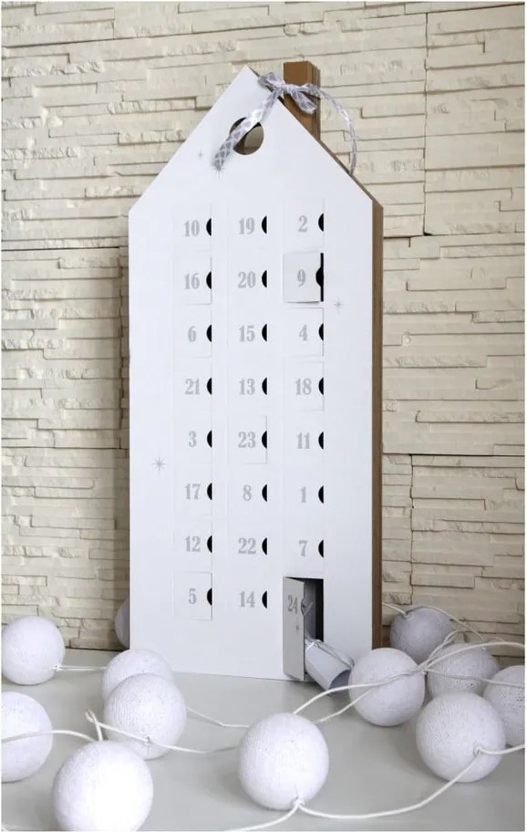 Adventi naptár ezüstszínű számokkal - Unlimited Design for kids