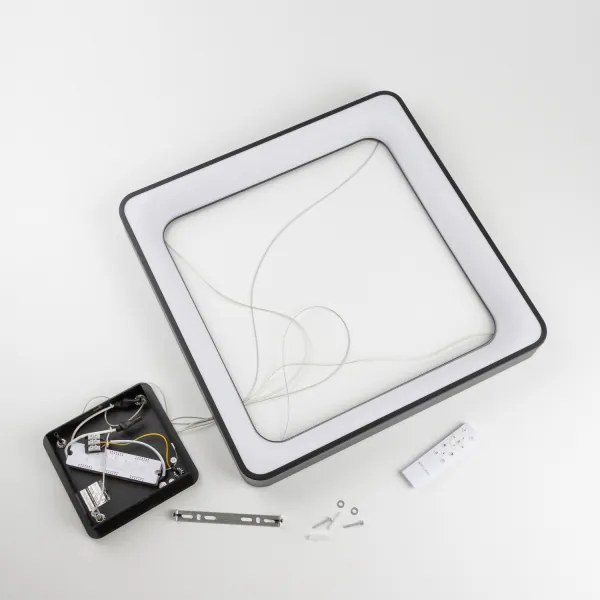 Brilagi - Dimmelhető LED kábeles függeszték FALCON II LED/125W/230V 60x60 cm fekete +távirányító