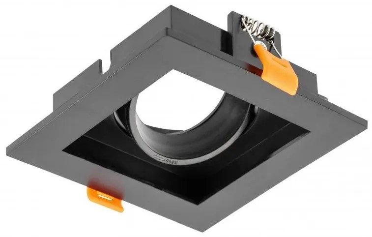 Lámpa Mennyezeti lámpatest RUBIO IP20, 102x102mm, egy, négyzet, fekete