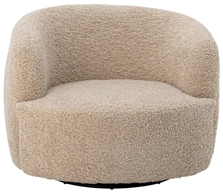 Bézs buklé fotel Bocca – Bloomingville