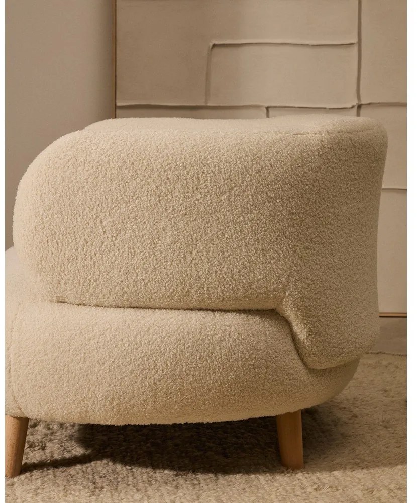 Bézs buklé fotel Luisa – Kave Home