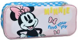 Disney Minnie Joy 2 rekeszes tolltartó 26 cm