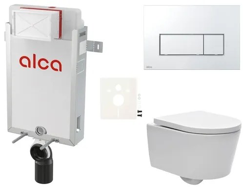 Fali WC szett Alca befalazáshoz + SAT Brevis WC SIKOAW8