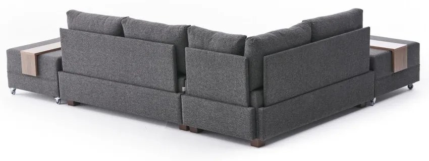 Antracitszürke sarokkanapé (bal oldali) Fly – Balcab Home