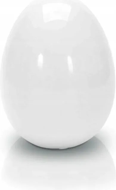 Fehér kerámia húsvéti tojás figura 10 cm