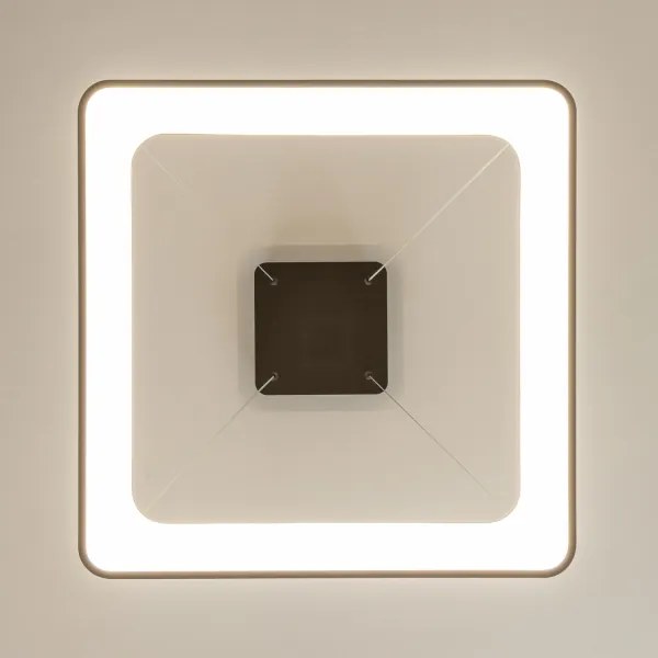 Brilagi - Dimmelhető LED kábeles függeszték FALCON II LED/125W/230V 60x60 cm fekete +távirányító