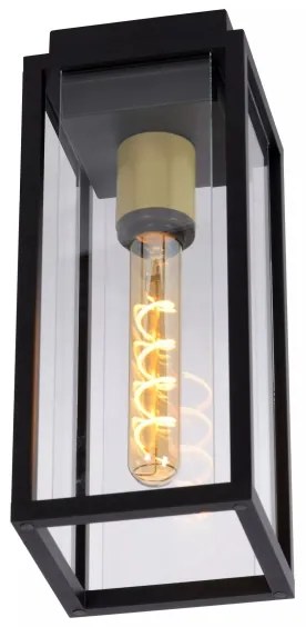 Lucide 27105/01/30- Kültéri fali lámpa LAURENS 1xE27/15W/230V IP54 fekete