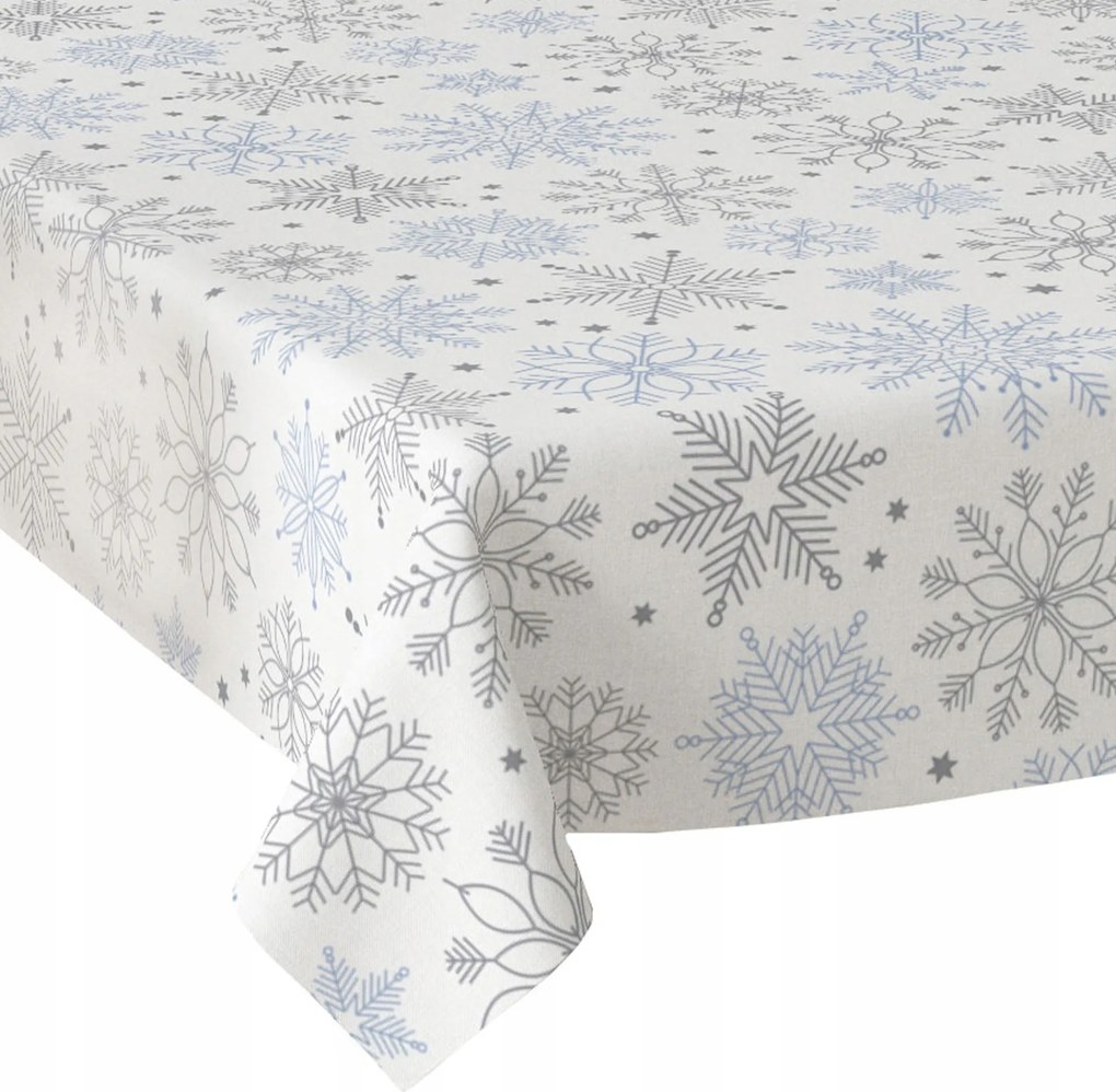 Abrosz Asztalra fehér karácsonyi 140x240cmPLAMOÁLLÓ Matt Vastag Sima