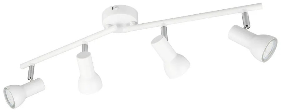 Fehér spotlámpa ø 8 cm Cantar – Trio