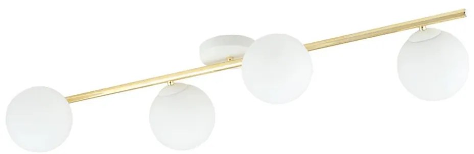 Mennyezeti lámpa SPLENDI 4xE14/10W/230V fehér/arany