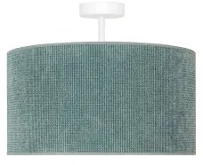 Duolla - Felületre szerelhető csillár CORDUROY 1xE27/15W/230V átm. 40 cm világoskék