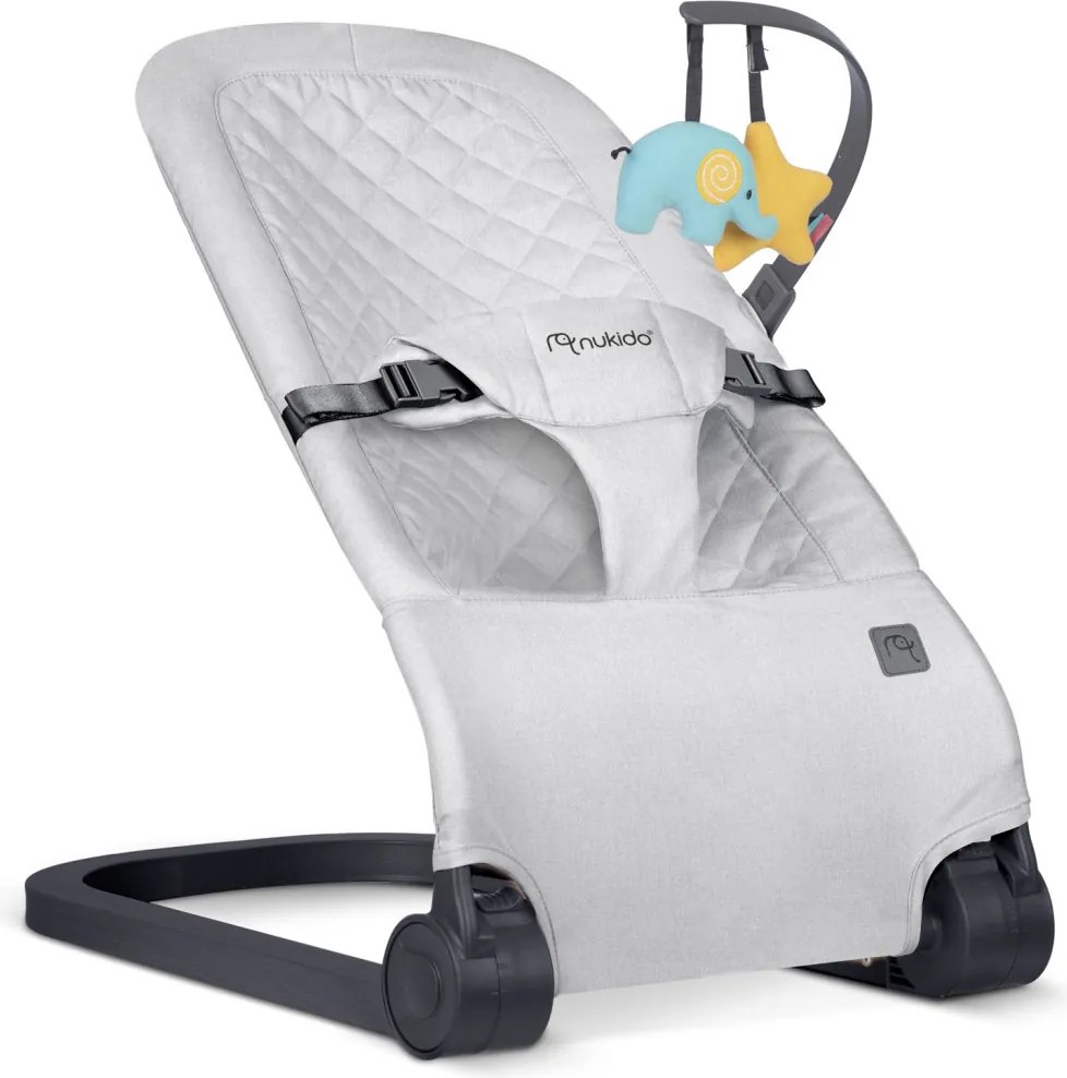 NK-52 Nukido hintaszék játékokkal – világosszürke