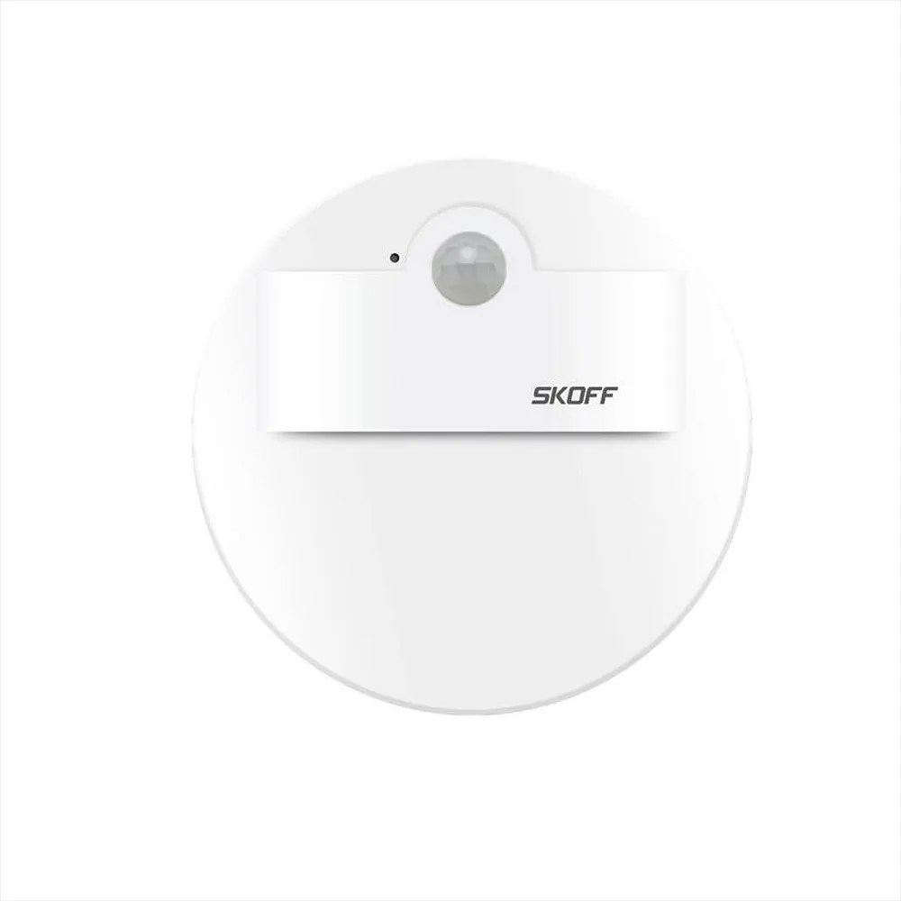Skoff RUEDA SHORT LED PIR 120° MN-RUE-C-W-1-ML-ML-01 Beépíthető lépcsőházi lámpa 6500K IP20