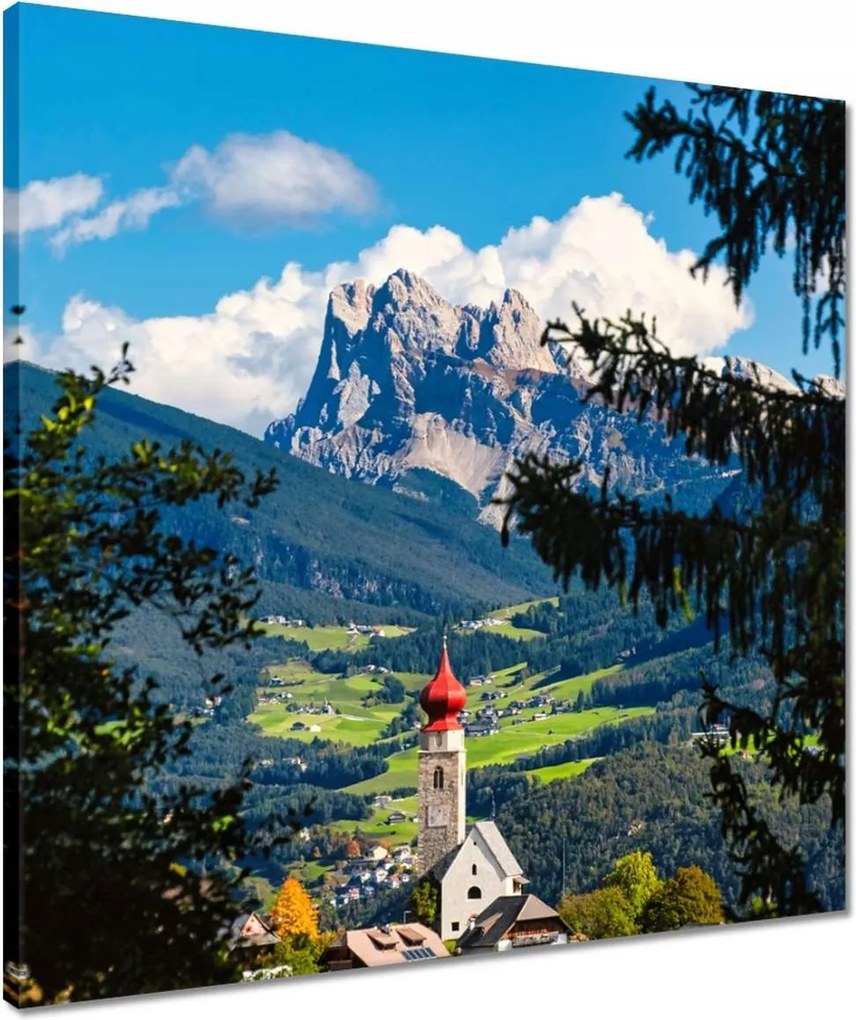 Vászonkép 50x50 Dél-Tirol