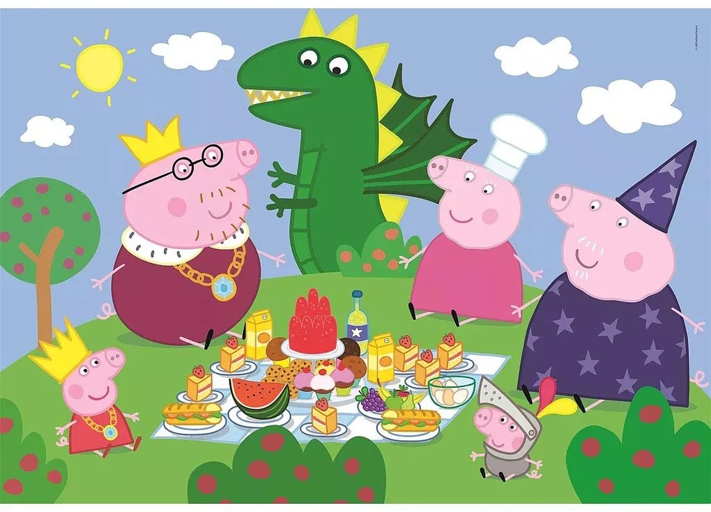 Peppa malac Dragon 2x20 db-os puzzle Clementoni