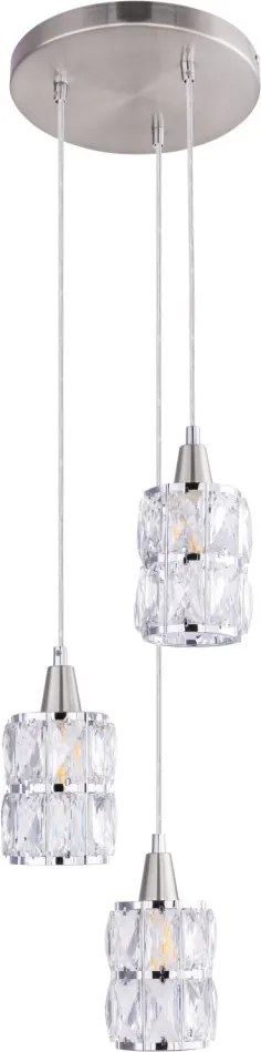 Függeszték Matt nikkel WOLLI GLOBO-15760-3