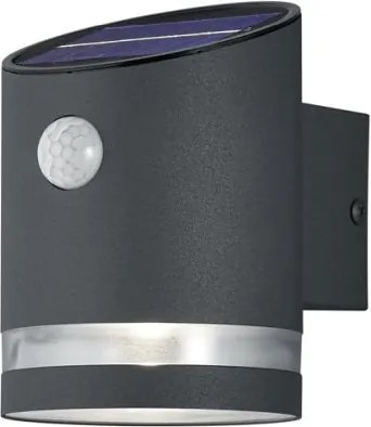 TRIO R22231142 SALTA Fali Lámpa Mozgásérzékelővel Antracit LED IP44