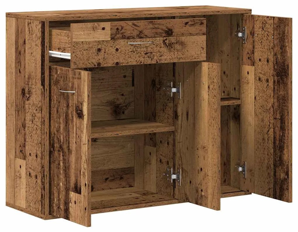 antik fa szerelt fa tálalószekrény 88 x 30 x 70 cm
