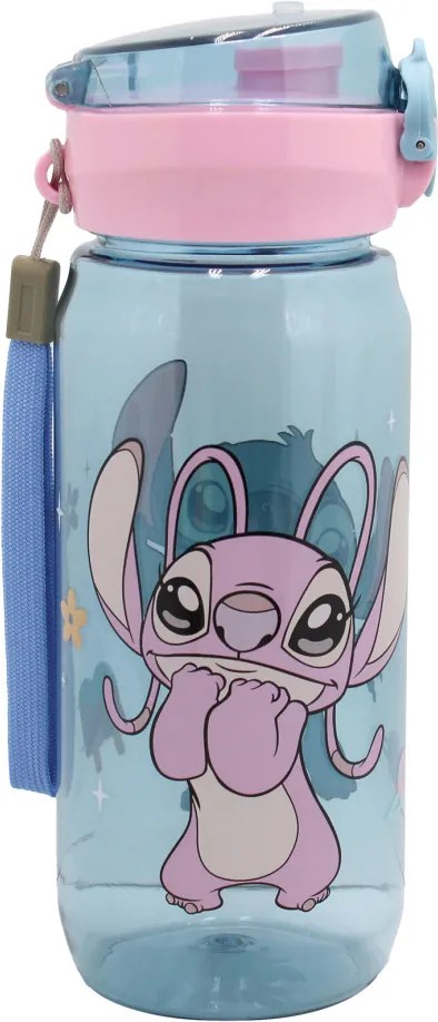 Disney Lilo és Stitch, A csillagkutya Universe műanyag kulacs akasztóval 600 ml
