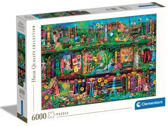 Könyvespolc Garden 6000 db-os puzzle Clementoni