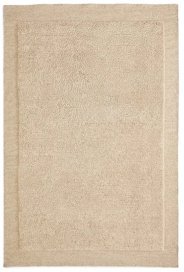 Bézs gyapjú szőnyeg 160x230 cm Marely – Kave Home