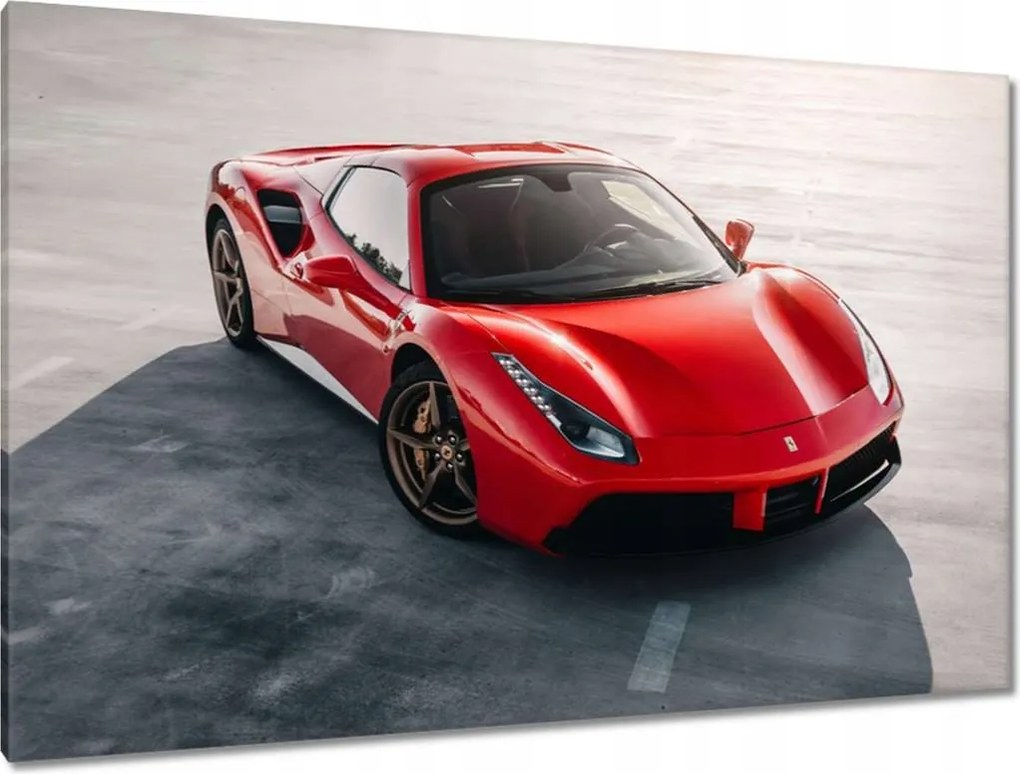 Vászonkép 120x80 Piros Ferrari lövedék