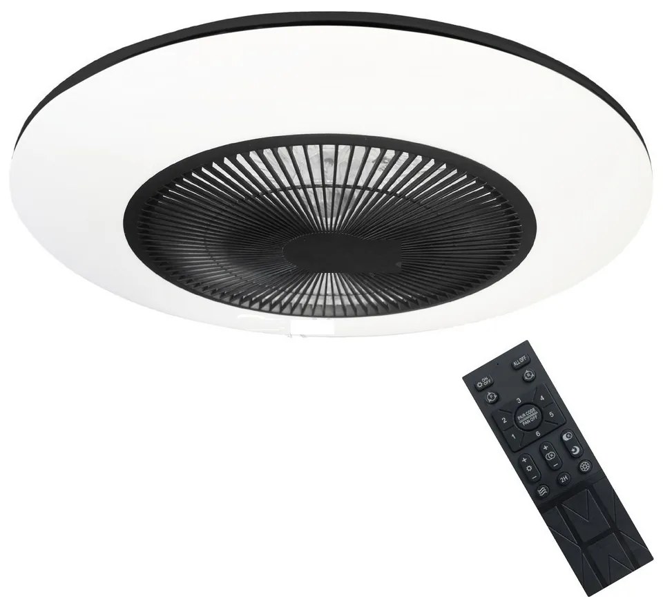 Ventilátoros mennyezeti LED lámpa - Szabályozható