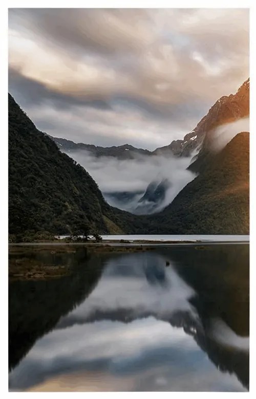 Poszter Milford Sound napkelténél