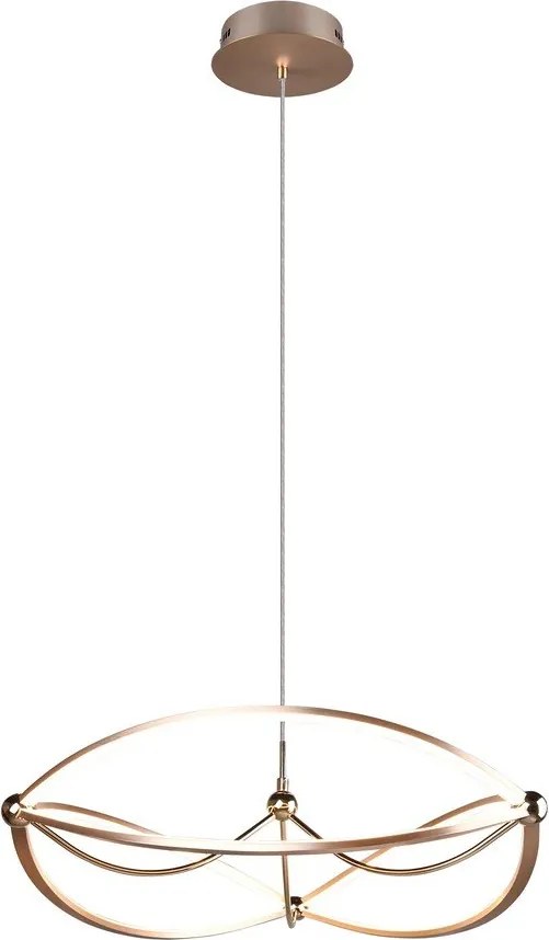 Sárgaréz színű LED dimmelhető függőlámpa Charivari – Trio