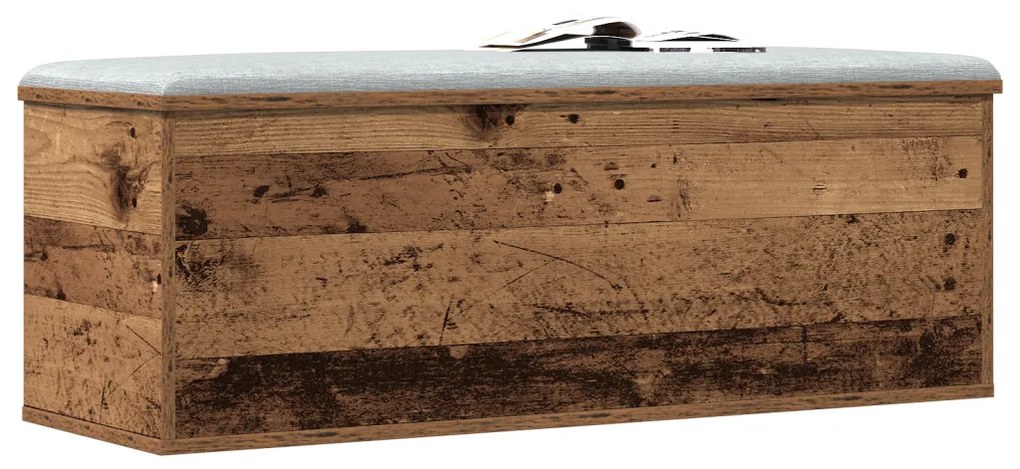 Tárolódoboz Régi Fa 102x35x35 cm Műgyanta Fa