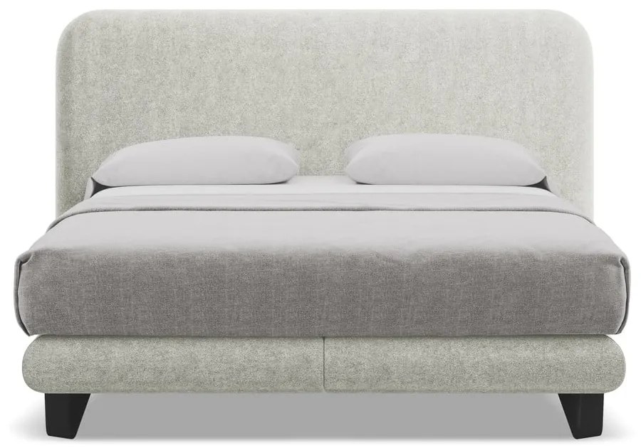 Bézs boxspring ágy 140x200 cm Ilima – Makamii